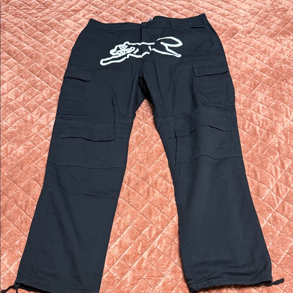 Icecream black running dog cargo pants